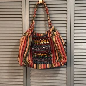 Aztec inspired shoulder purse